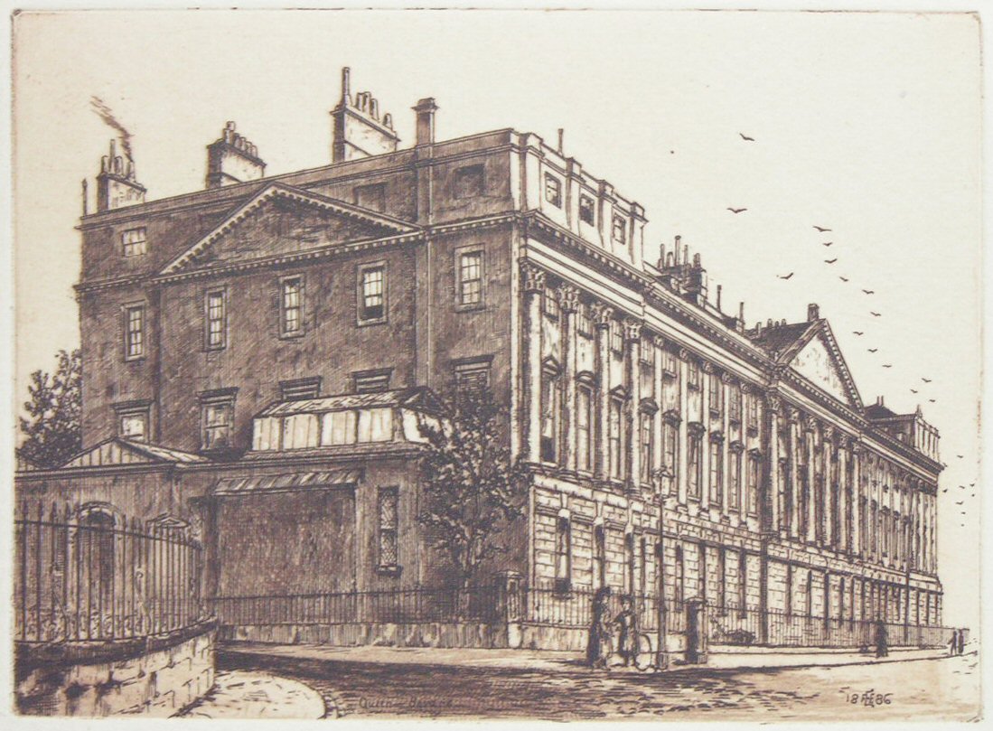 Etching - Queen Square - Ellison